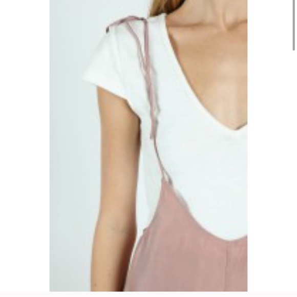 Light pink Overalls Jumpsuit - Picture 2 of 6